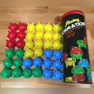 Vintage 1970’s Slinky Form-a-tions Creative Building Set